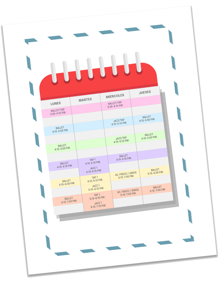 Horario semanal de clases